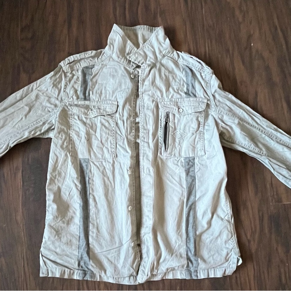 Diesel Light Gray button up